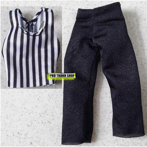 ÁO MÔ HÌNH TRỌNG TÀI & QUẦN DÀI WWE SID JUSTICE - ELITE 86