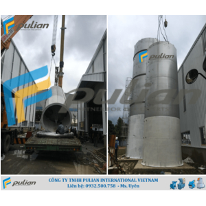 GIA CÔNG LẮP ĐẶT SILO - 250M3