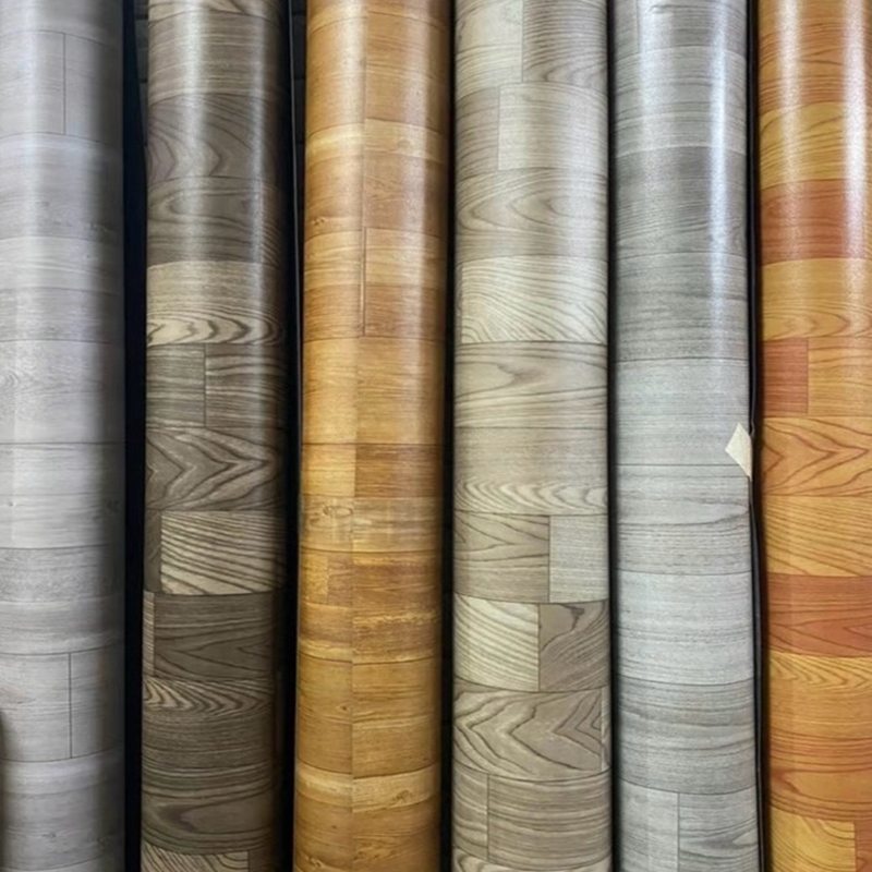 Tấm nhựa trải sàn simili 2mx30m mỏng 0.5mm VN loại NH001A HNO