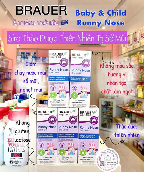 Brauer Runny Nose Baby 6th +