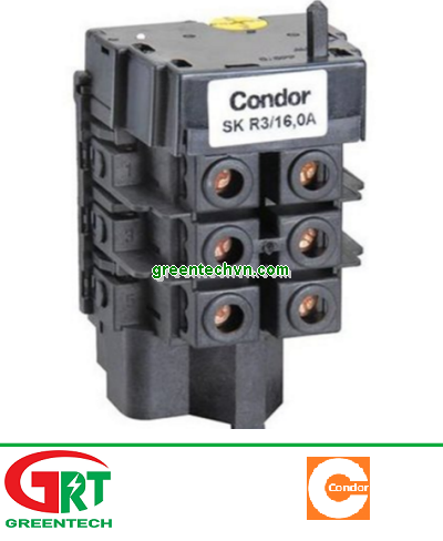 SK R3/10 6,3-10A | Condor | Rơle nhiệt | Over load relay | Condor Vietnam | Greentech Vietnam