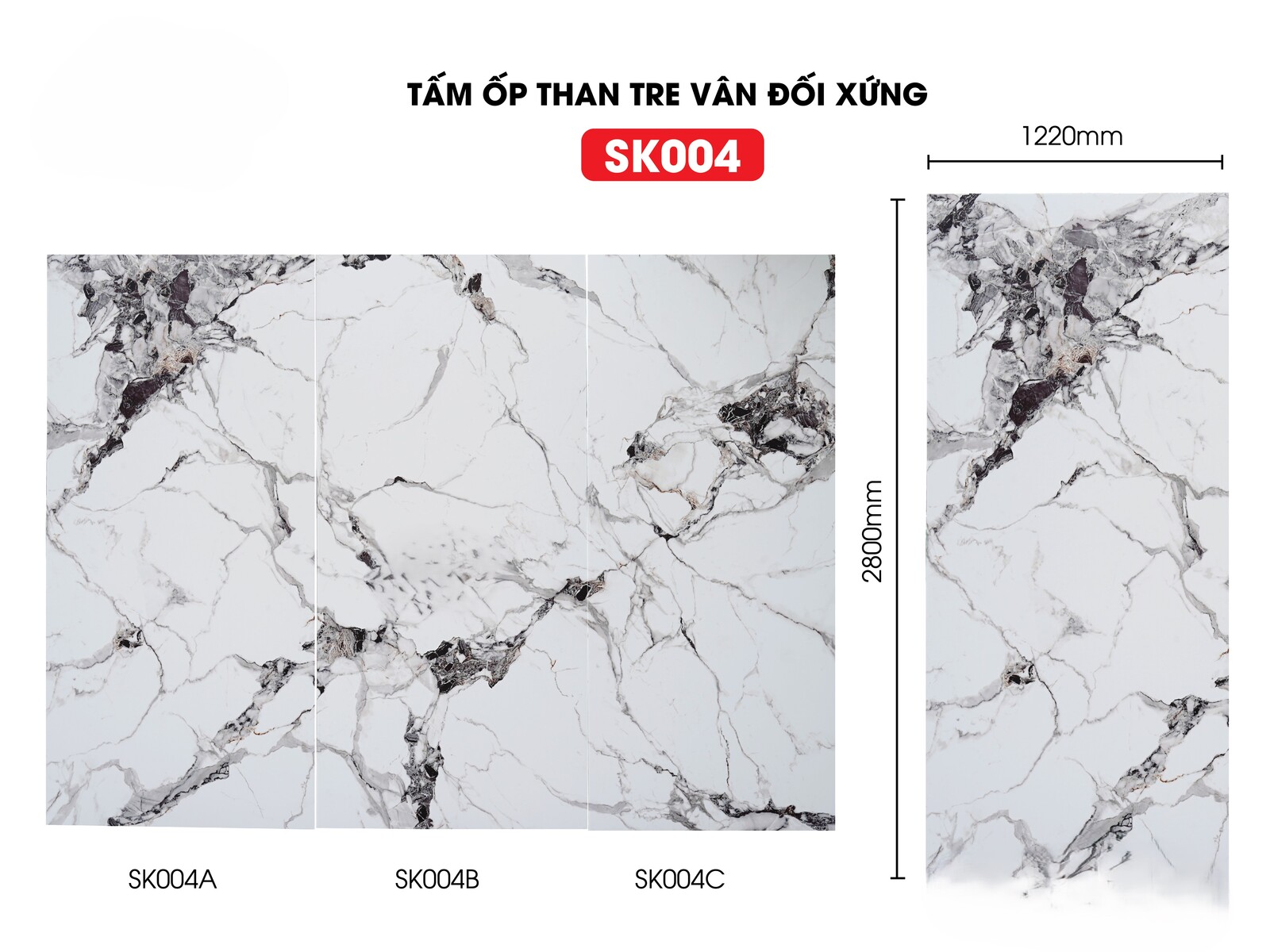 Tấm ốp sợi than tre SK ĐỐI XỨNGTẠI HCM