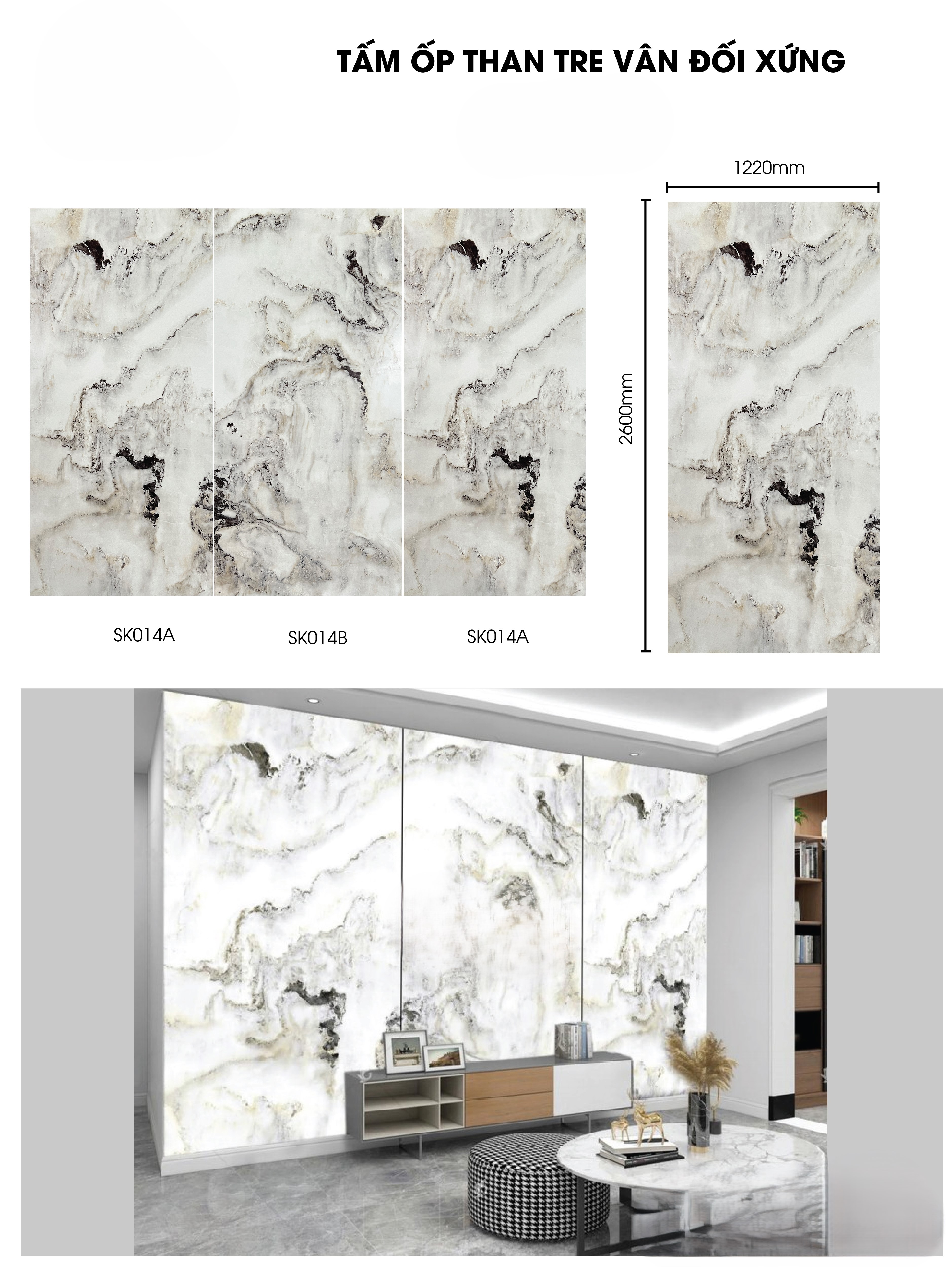 Tấm ốp sợi than tre SK ĐỐI XỨNGTẠI HCM