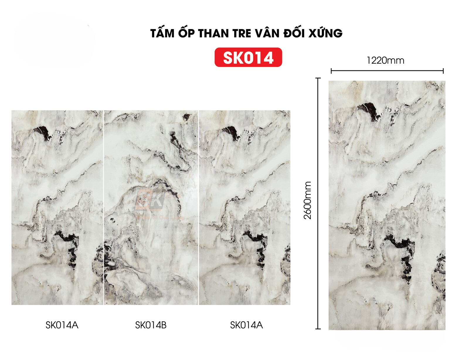 Tấm ốp sợi than tre SK ĐỐI XỨNGTẠI HCM