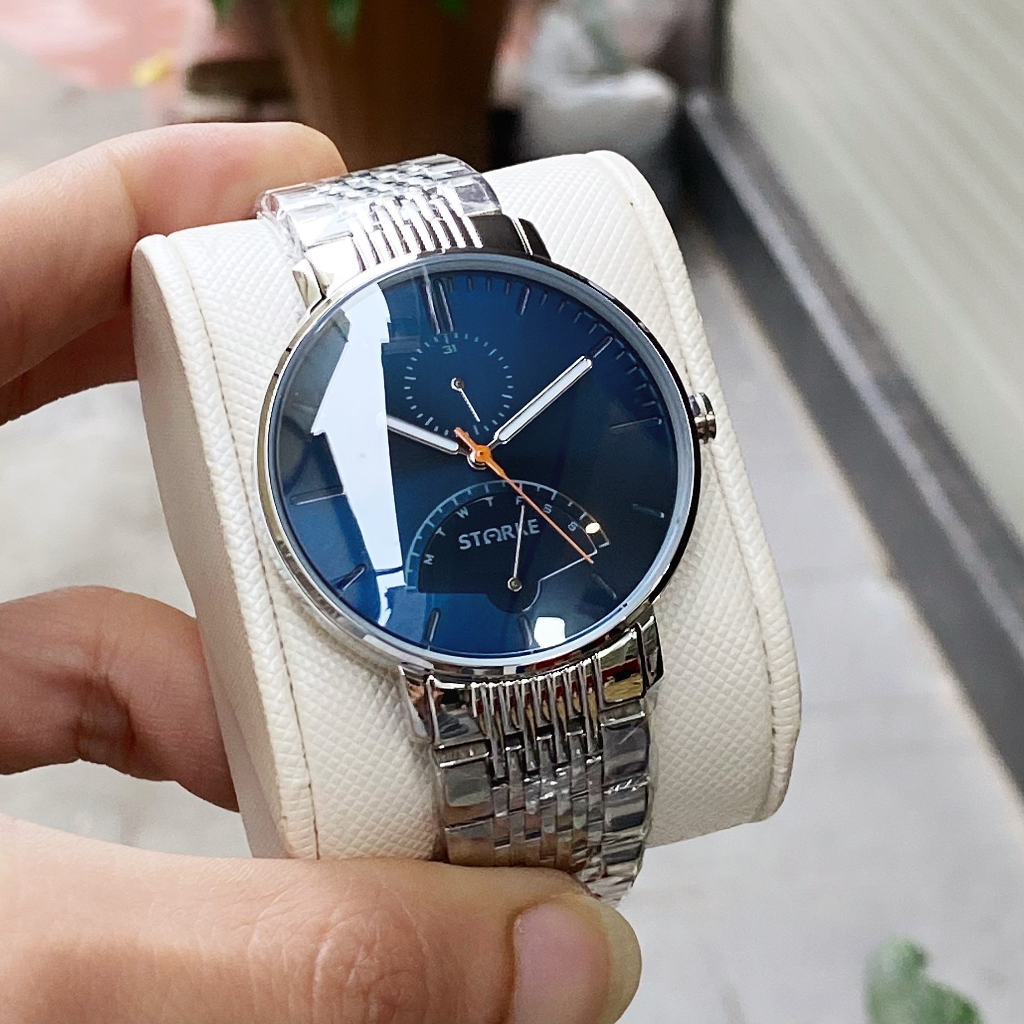 ĐỒNG HỒ STARKE SK125AM NAM DÂY THÉP