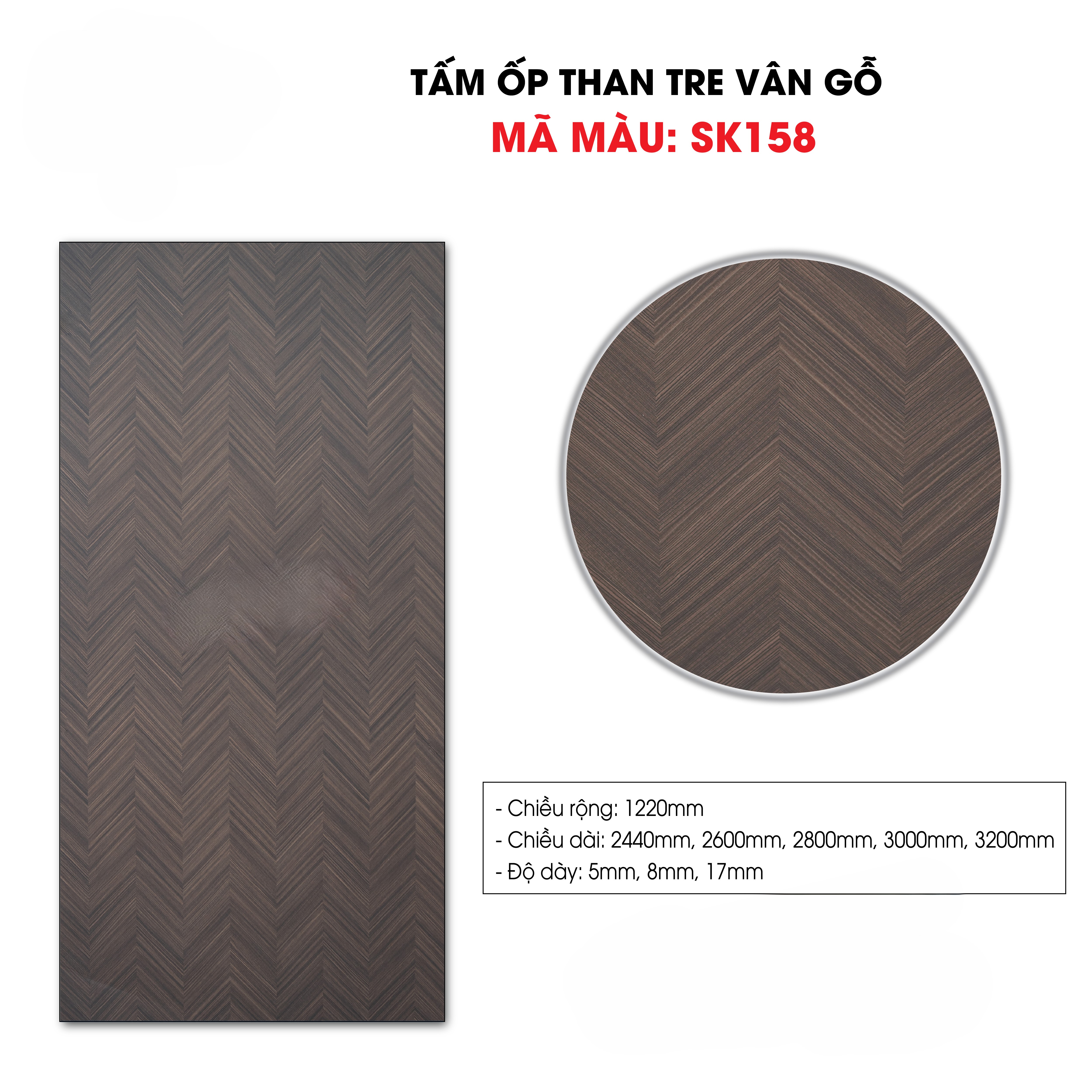 Tấm ốp sợi than tre SK VÂN GỖ ĐẶC BIỆT 5mm- 8mm TẠI HCM