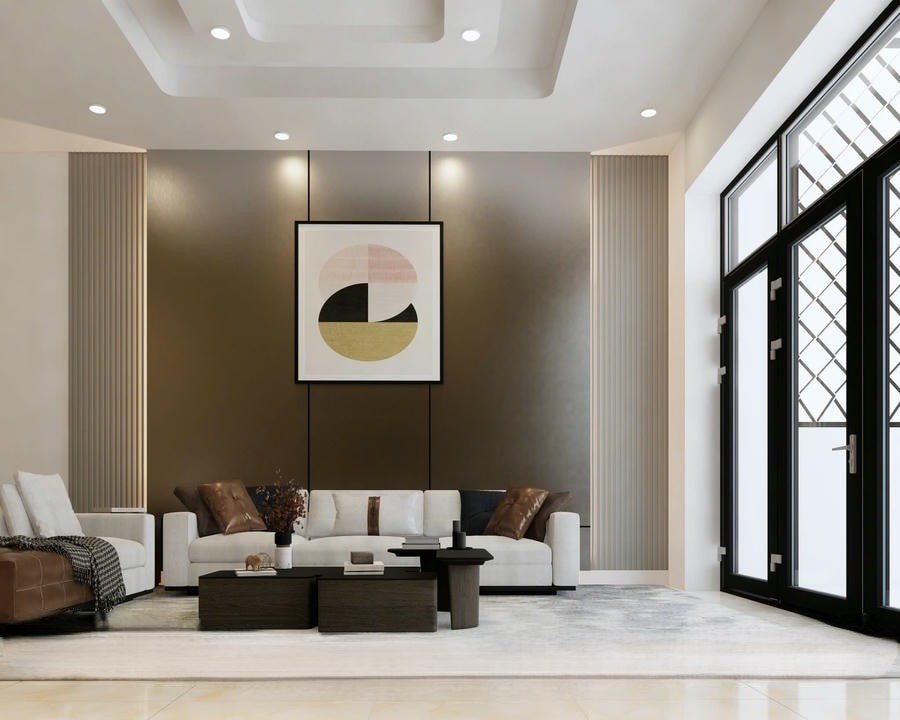 NTTT- Tấm ốp sợi than tre XƯỚC KIM LOẠI cốt trắng phủ PET 5mm- 8mm