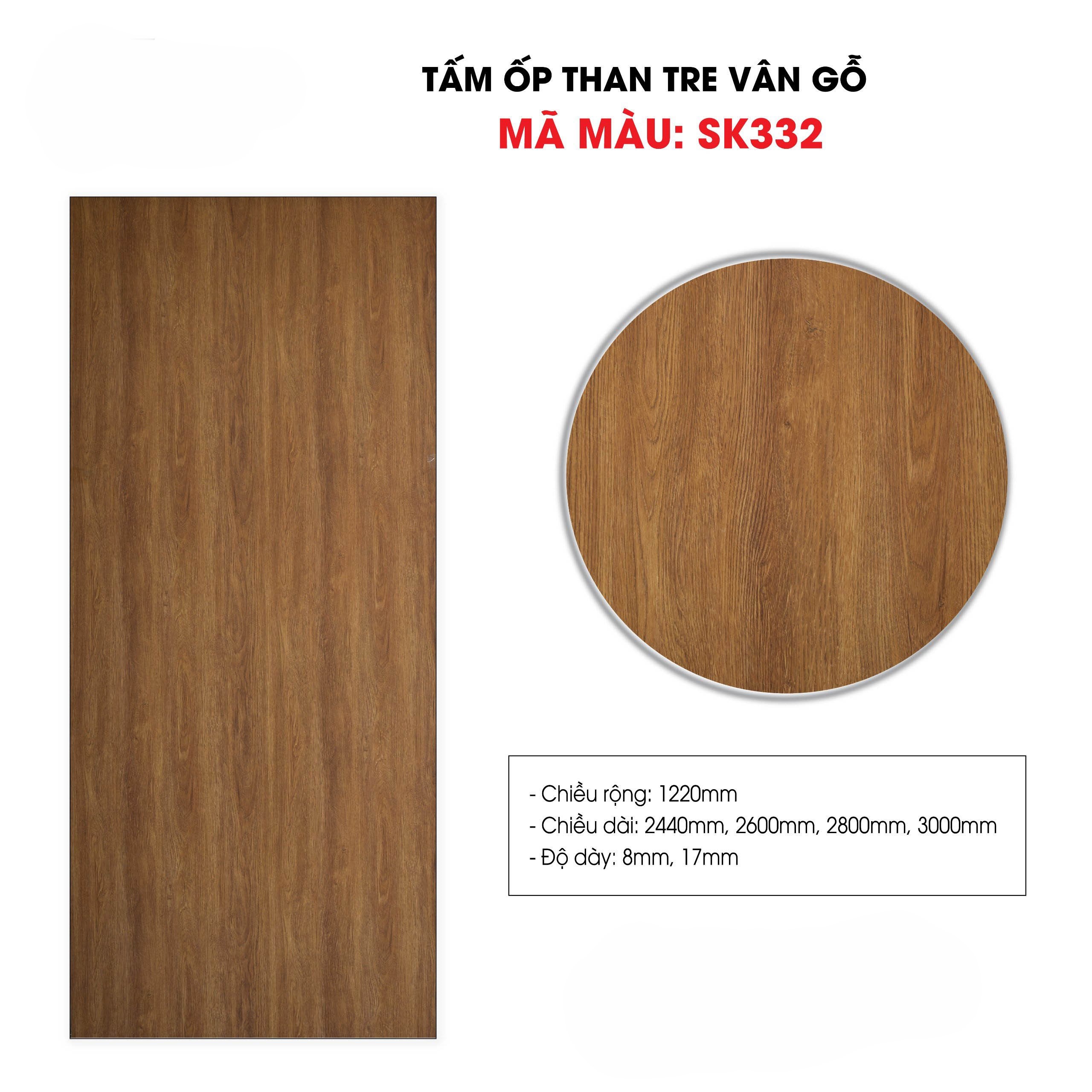 Tấm ốp sợi than tre SK VÂN GỖ ĐẶC BIỆT 5mm- 8mm TẠI HCM