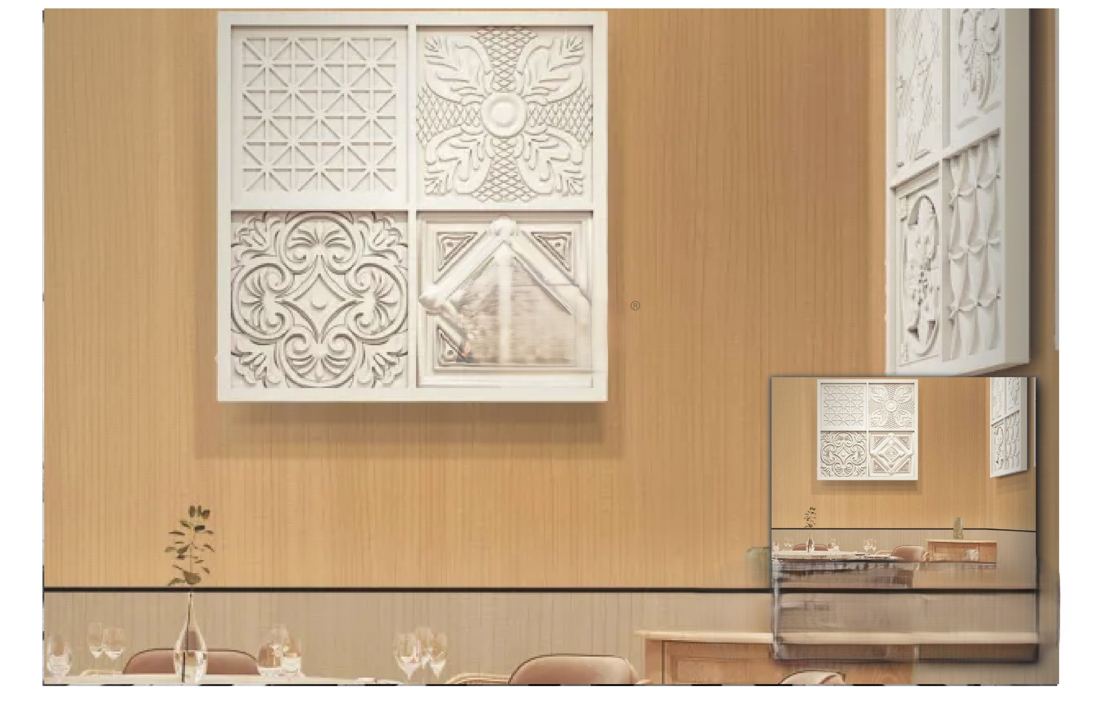 Tấm ốp sợi than tre SK VÂN GỖ 5mm- 8mm TẠI HCM