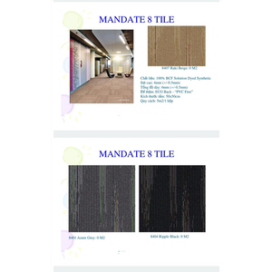 Thảm gạch Mandate 7, Mandate 8