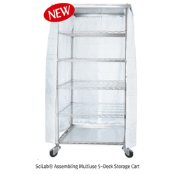 SL.Car7061 KỆ LƯU TRỮ DỤNG CỤ THÍ NGHIỆM 5 TẦNG BẰNG INOX