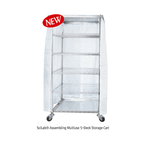 SL.Car7061 KỆ LƯU TRỮ DỤNG CỤ THÍ NGHIỆM 5 TẦNG BẰNG INOX