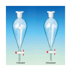 SL.Fun2614 Scilab Korea | Bình lắng hình quả lê 500ml, có chia vạch 20ml