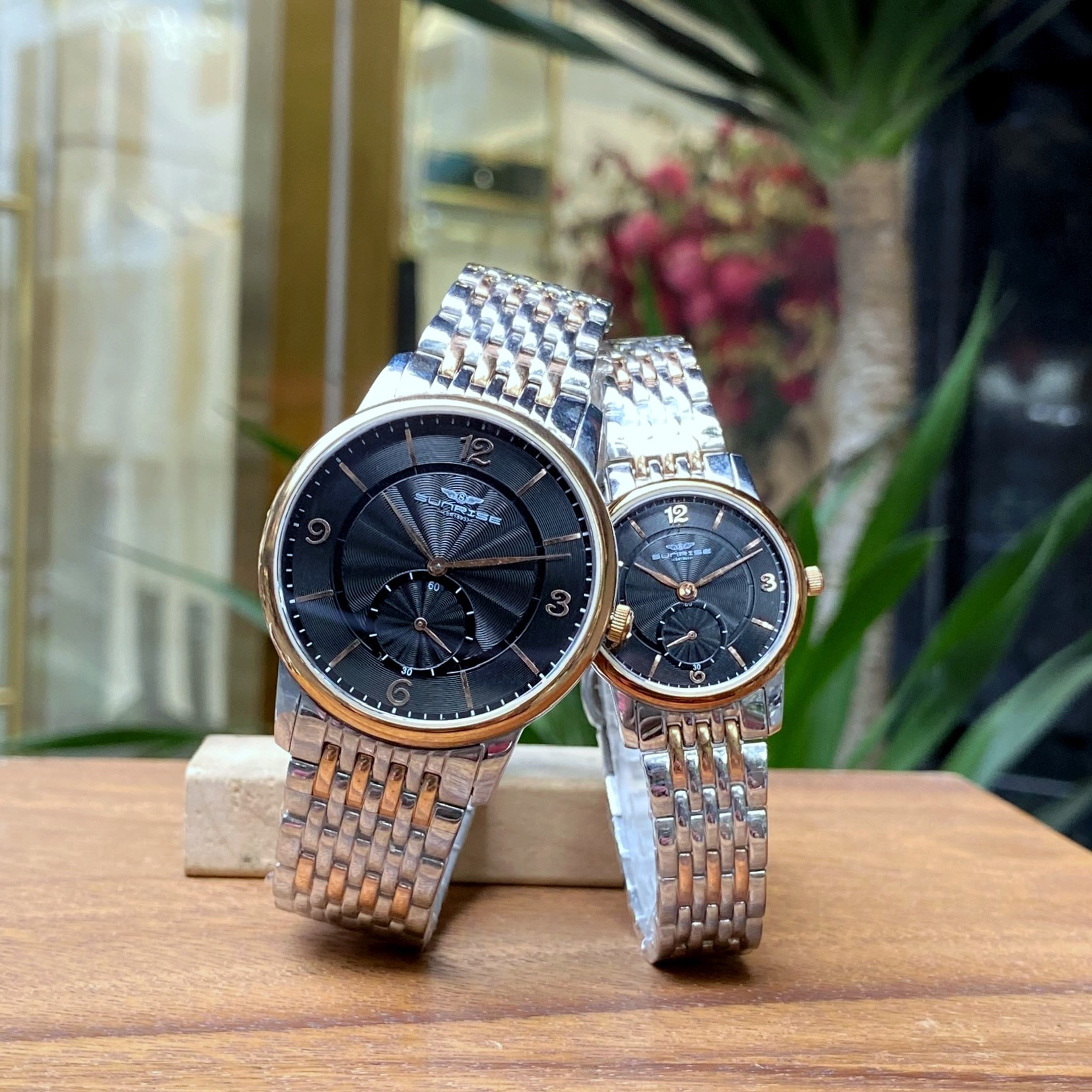 ĐỒNG HỒ ĐÔI SUNRISE SL8701-1301