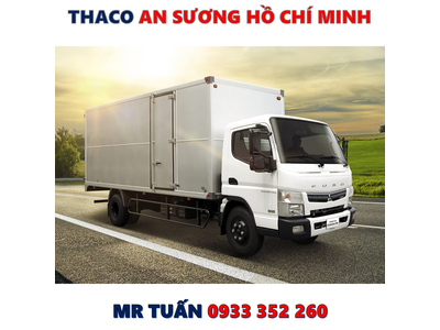 XE TẢI FUSO CANTER TF8.5L THÙNG KÍN TẢI 4,7 TẤN