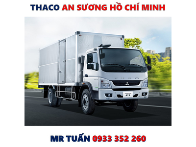 XE TẢI 8 TẤN THÙNG KÍN MITSUBISHI FI170 THÙNG DÀI 6,1 MÉT