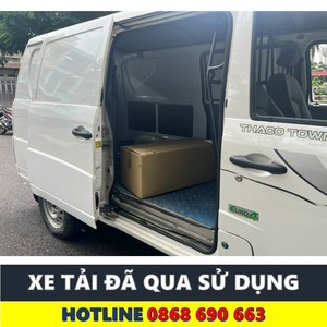 XE TẢI VAN CŨ THACO TOWNER VAN 2S 2021 GIÁ CỰC HOT