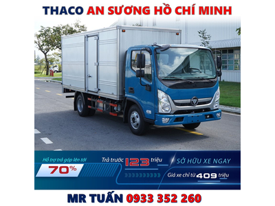 XE TẢI THACO OLLIN S700 THÙNG KÍN TẢI 3,49 TẤN MỚI NHẤT