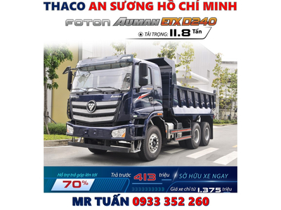 XE BEN FOTON AUMAN ETX D240 TẢI 11,8 TẤN