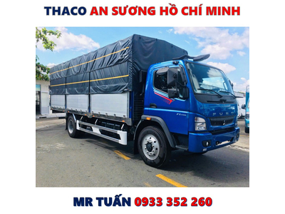 XE TẢI MITSUBISHI FUSO FI 170L THÙNG BỬNG NHÔM TẢI 8,2 TẤN MỚI NHẤT