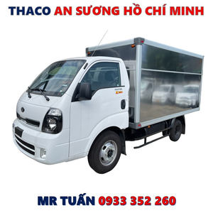 XE TẢI KIA K250 THÙNG KÍN TẢI TRỌNG 2,49 TẤN MỚI NHẤT