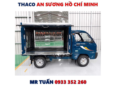 XE TẢI TOWNER 800A THÙNG BÁN HÀNG LƯU ĐỘNG TẢI 770 KG MỚI NHẤT