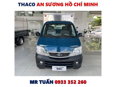 XE TẢI TOWNER 990 THÙNG KÍN TẢI 800 KG MỚI NHẤT