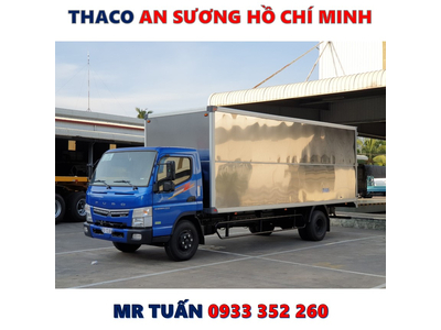 XE TẢI FUSO CANTER TF8.5L THÙNG KÍN TẢI 4,7 TẤN