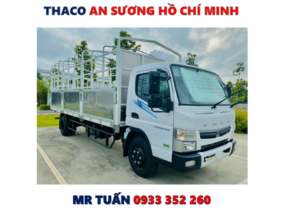 XE TẢI FUSO CANTER TF8.5L THÙNG BẠT TẢI 4,6 TẤN MỚI NHẤT