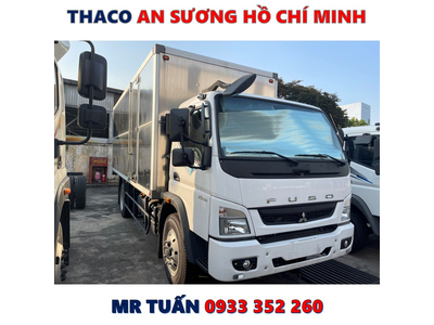 XE TẢI 8 TẤN THÙNG KÍN MITSUBISHI FI170 THÙNG DÀI 6,1 MÉT