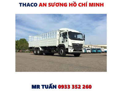 XE TẢI FOTON AUMAN C240L THÙNG MUI BẠT SIÊU DÀI 9,8 MÉT