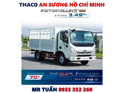XE TẢI OLLIN S700 THÙNG BẠT TẢI 3,49 TẤN MỚI NHẤT