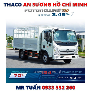 XE TẢI OLLIN S700 THÙNG BẠT TẢI 3,49 TẤN MỚI NHẤT