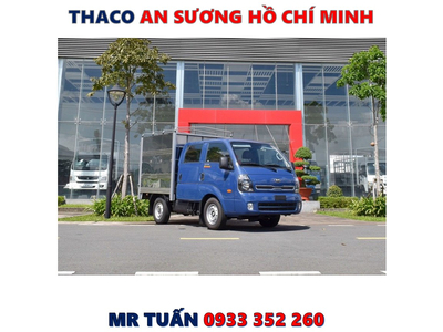 GIÁ XE TẢI KIA K200SD CABIN ĐÔI 1 CẦU (6 người) MỚI NHẤT