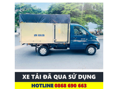 XE TẢI CŨ THACO TOWNER 990 MUI BẠT 2021TẢI 850KG
