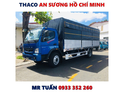 XE TẢI MITSUBISHI FUSO FI 170L THÙNG BỬNG NHÔM TẢI 8,2 TẤN MỚI NHẤT