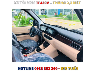 XE TẢI VAN THACO TF420V 2 CHỖ THÙNG 2,3 MÉT MỚI NHẤT
