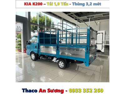 XE TẢI KIA K200 1,9 TẤN MUI BẠT