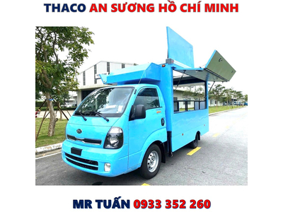 XE TẢI KIA K200 THÙNG BÁN HÀNG LƯU ĐỘNG TẢI 1,490 KG BH2 MỚI NHẤT