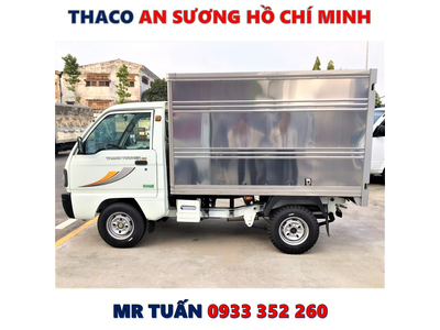 XE TẢI TOWNER 800A THÙNG KÍN TẢI 850 KG MỚI NHẤT