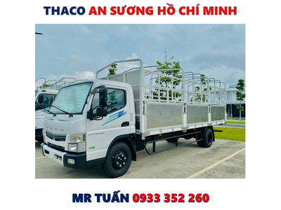 XE TẢI FUSO CANTER TF8.5L THÙNG BẠT TẢI 4,6 TẤN MỚI NHẤT