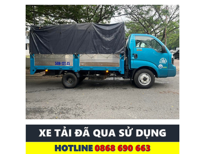 XE TẢI CŨ KIA K250 THÙNG MUI BẠT 5 BỬNG TẢI 2,49 TẤN