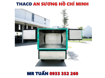 XE TẢI TOWNER 800A CHỞ RÁC TẢI 620 KG MỚI NHẤT