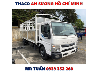 XE TẢI FUSO CANTER TF8.5L THÙNG BẠT TẢI 4,6 TẤN MỚI NHẤT