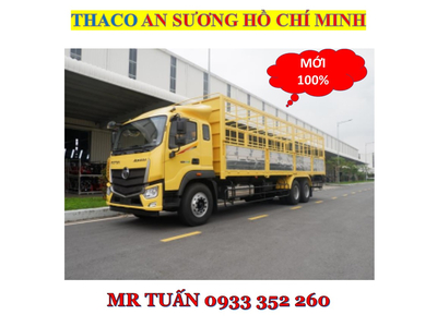 XE TẢI FOTON AUMAN C240L THÙNG MUI BẠT SIÊU DÀI 9,8 MÉT