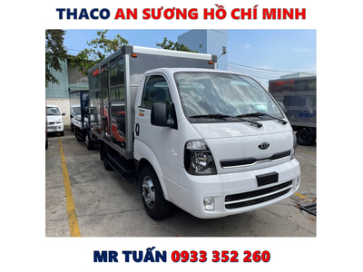XE TẢI KIA K250 THÙNG KÍN TẢI TRỌNG 2,49 TẤN MỚI NHẤT