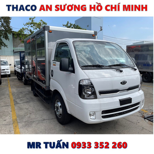 XE TẢI KIA K250 THÙNG KÍN TẢI TRỌNG 2,49 TẤN MỚI NHẤT