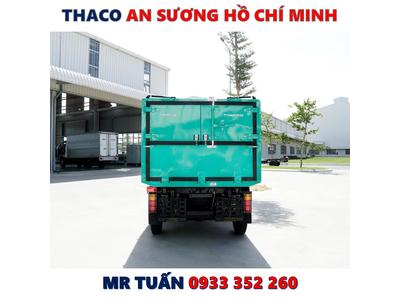 XE TẢI TOWNER 800A CHỞ RÁC TẢI 620 KG MỚI NHẤT