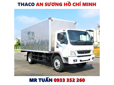 XE TẢI 8 TẤN THÙNG KÍN MITSUBISHI FI170 THÙNG DÀI 6,1 MÉT