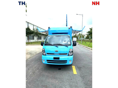 XE TẢI KIA K200 THÙNG BÁN HÀNG LƯU ĐỘNG TẢI 1,490 KG BH2 MỚI NHẤT